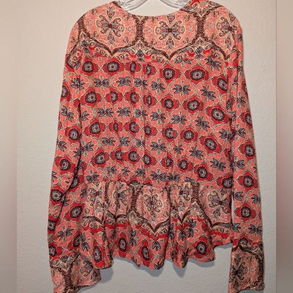 NWOT Free People Falling for You Top Blouse Large - Picture 4 of 7